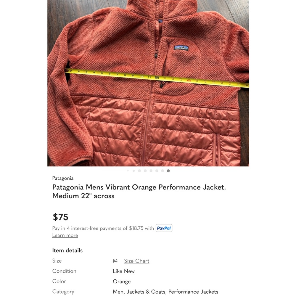 Patagonia Men's Brick Performance Jacket - Picture 3 of 9